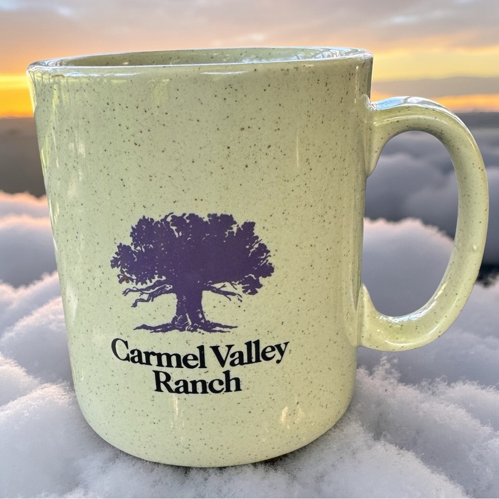 VTG Custom Branded Coffee Mug Carmel Valley Ranch Resort Ceramic Made in England